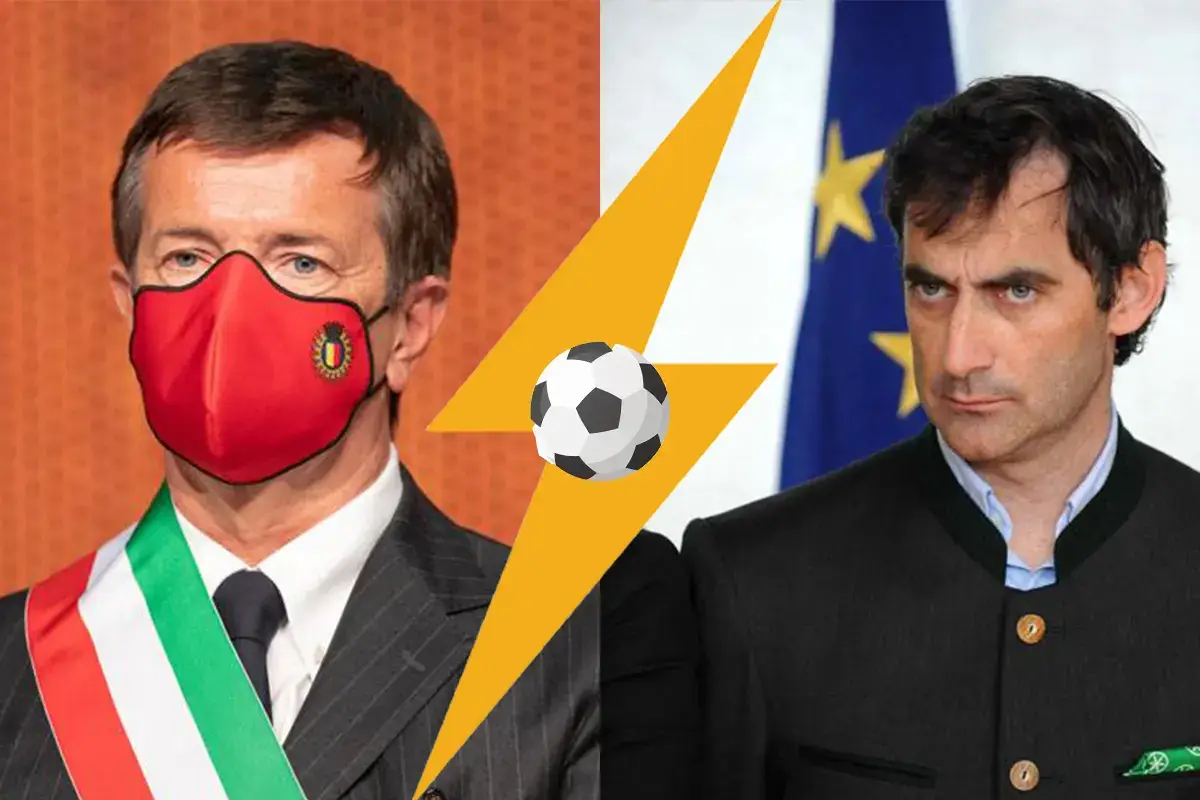 Giorgio Gori e Daniele Belotti Coppa Italia, coprifuoco alle 23.30? Bergamo dice